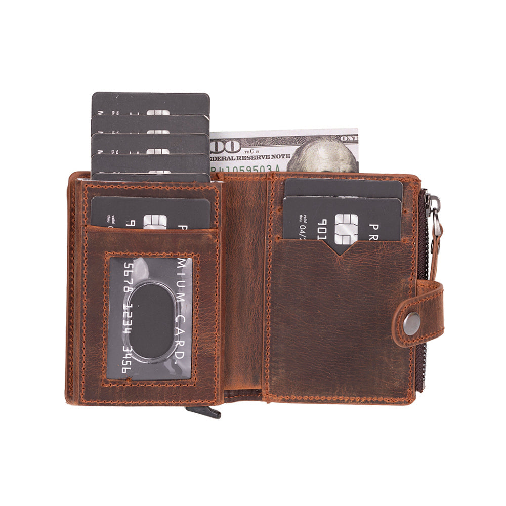 Mario Pop-up Leather Card Holder