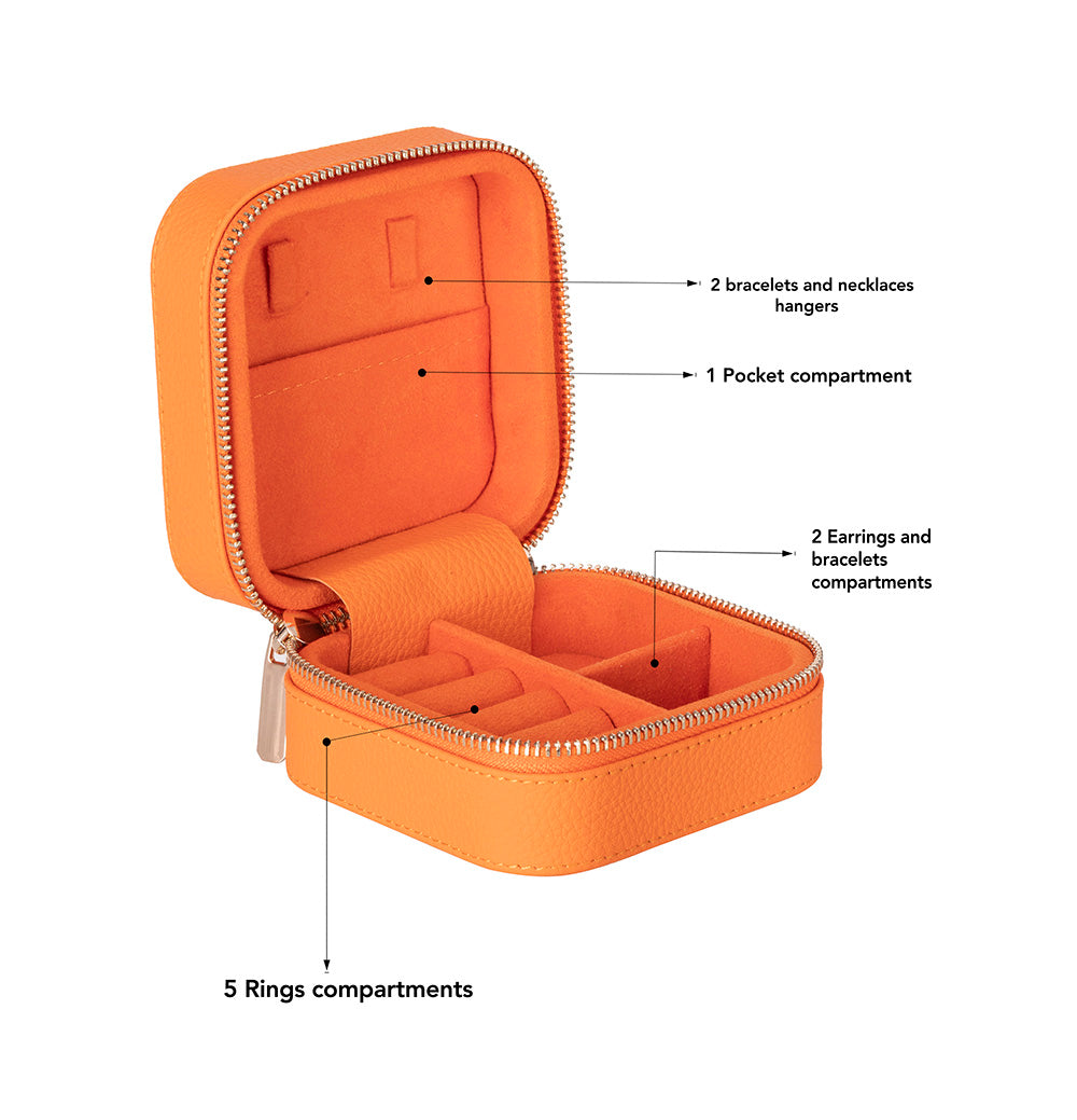 Ally Genuine Leather Jewelry Box