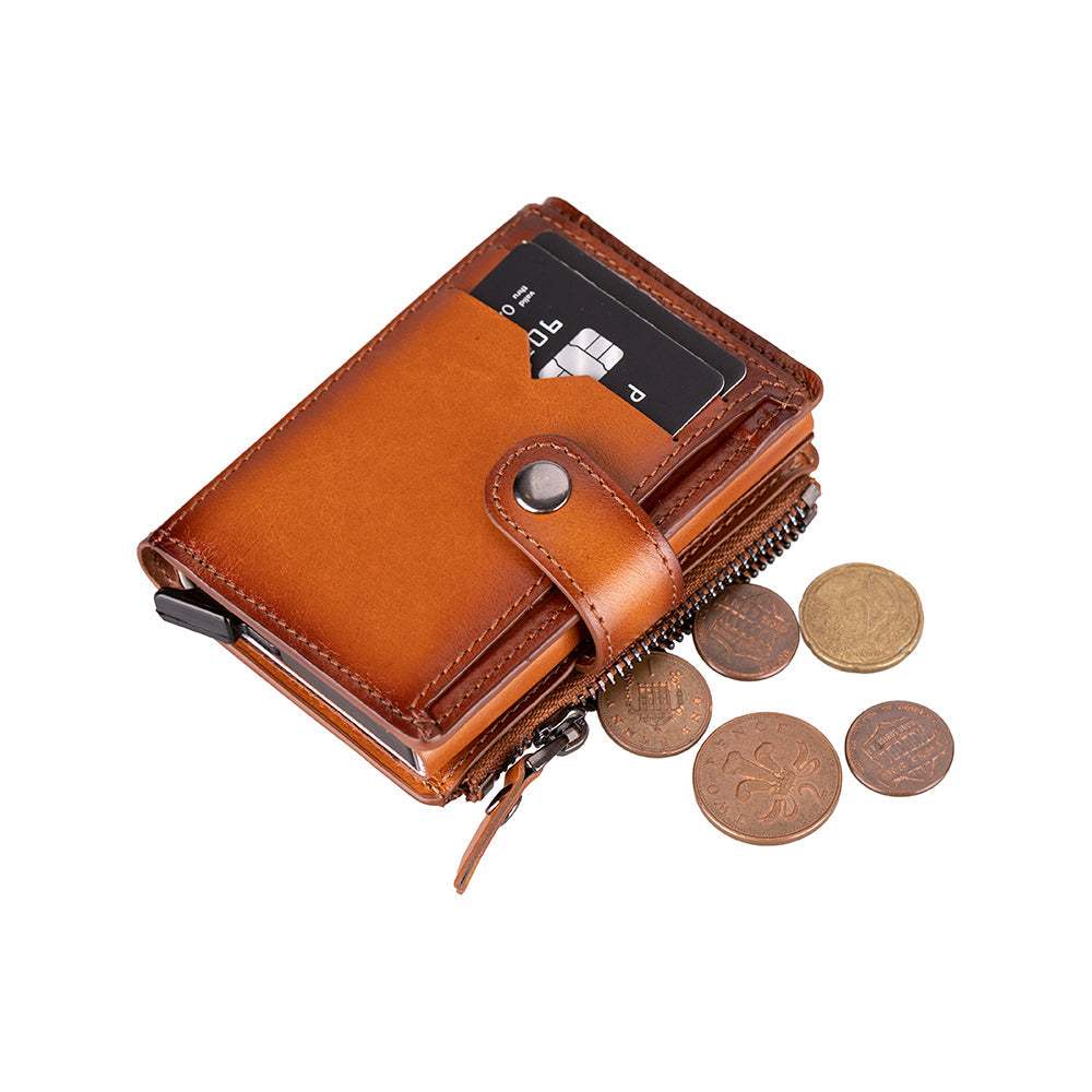 Mario Pop-up Leather Card Holder