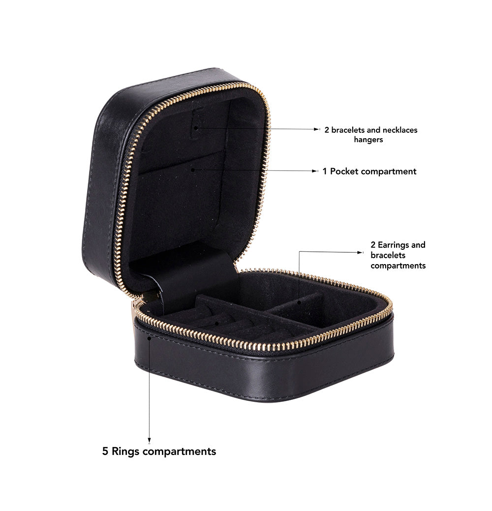 Ally Genuine Leather Jewelry Box