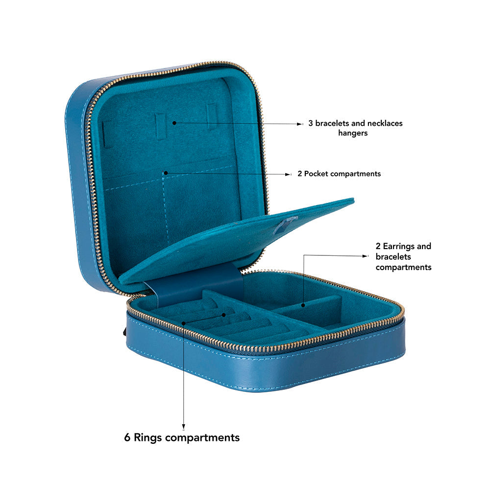 Ally Genuine Leather Jewelry Box