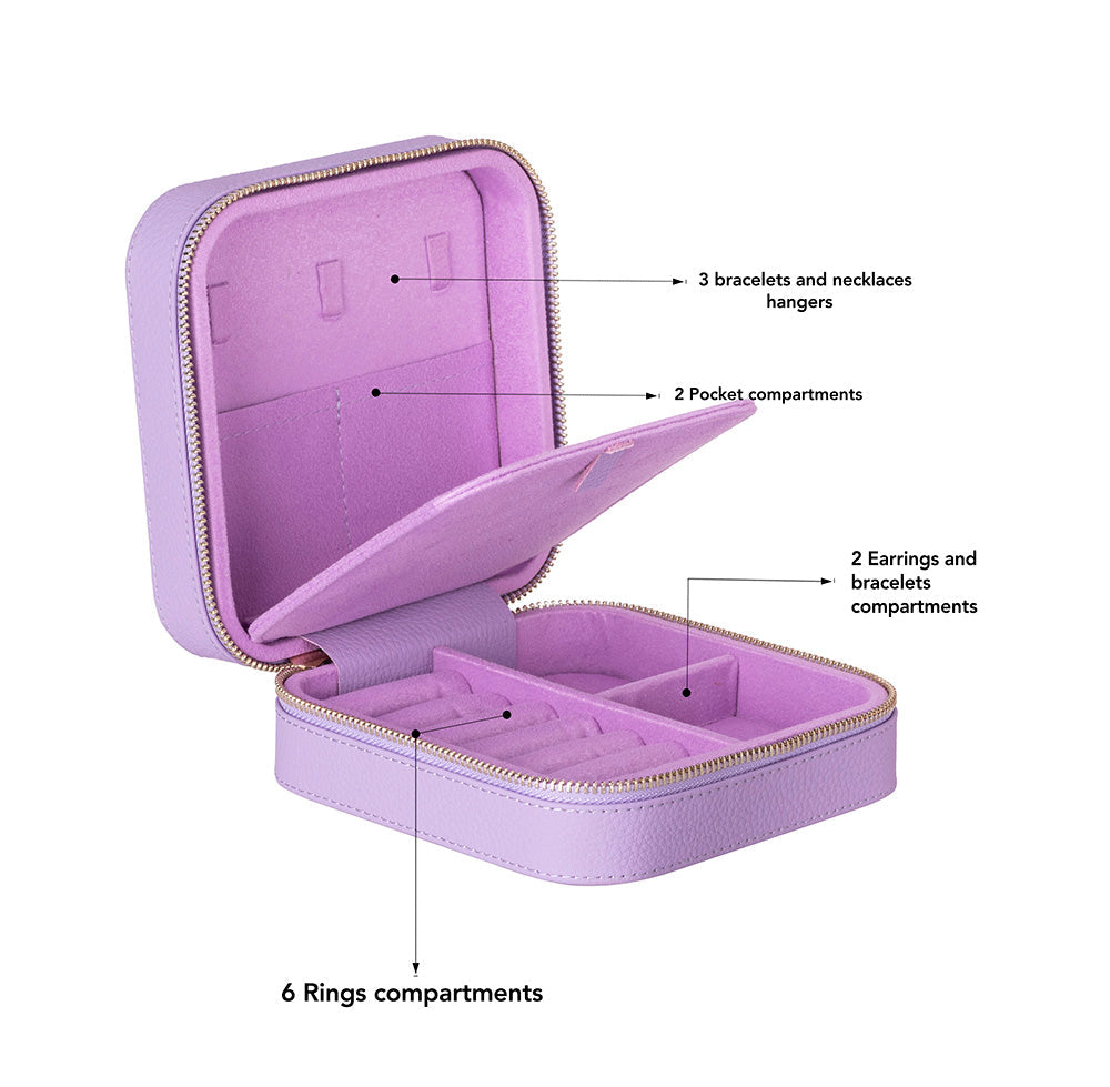 Ally Genuine Leather Jewelry Box