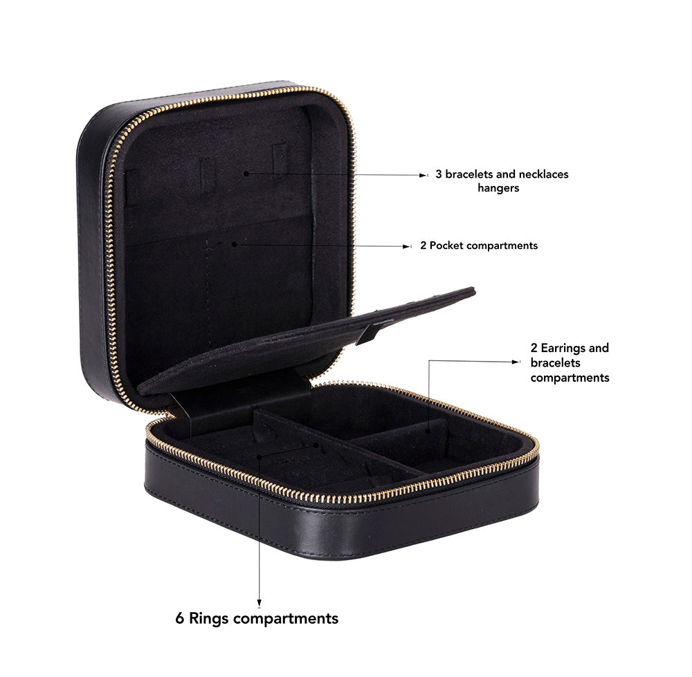 Ally Genuine Leather Jewelry Box