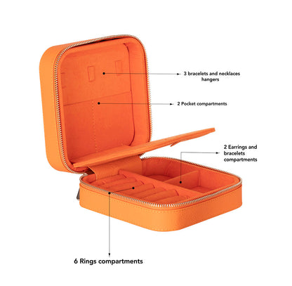 Ally Genuine Leather Jewelry Box