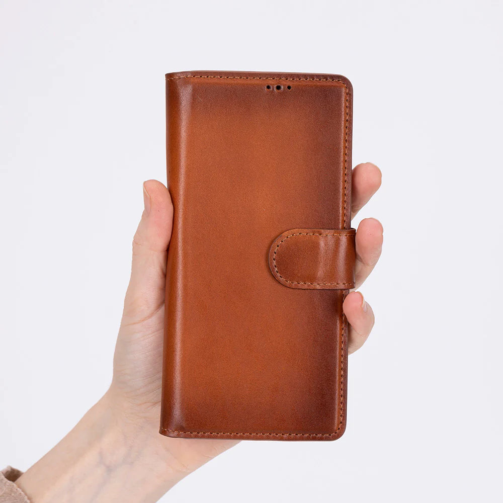 Wallet ID Leather Samsung Galaxy Z Fold7 Folio Case