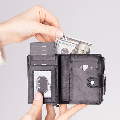 Mario Pop-up Leather Card Holder