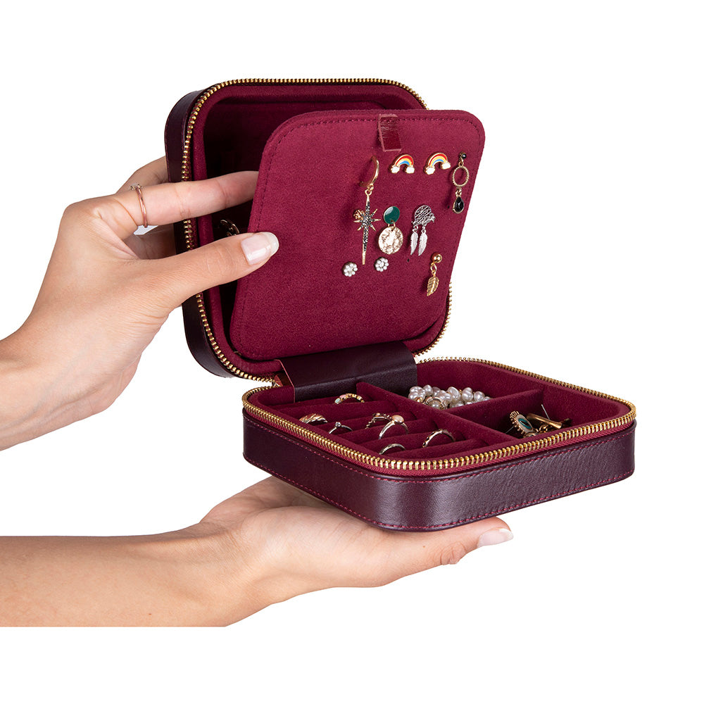 Ally Genuine Leather Jewelry Box