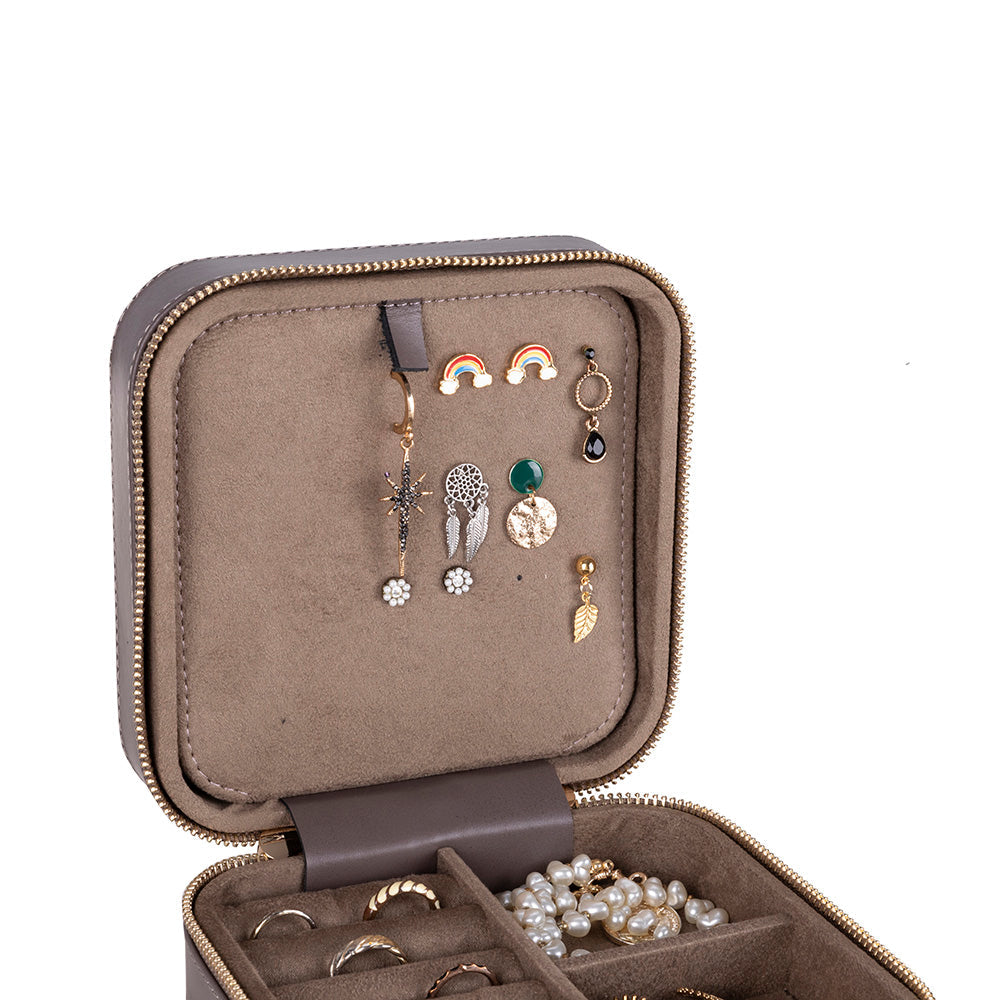 Ally Genuine Leather Jewelry Box