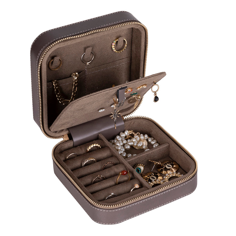 Ally Genuine Leather Jewelry Box