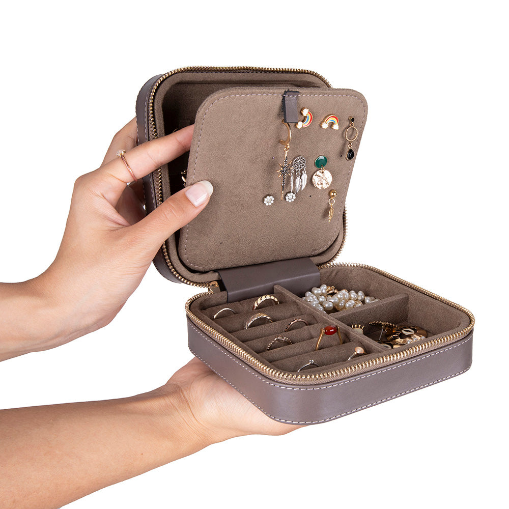 Ally Genuine Leather Jewelry Box