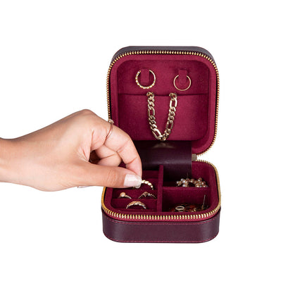 Ally Genuine Leather Jewelry Box