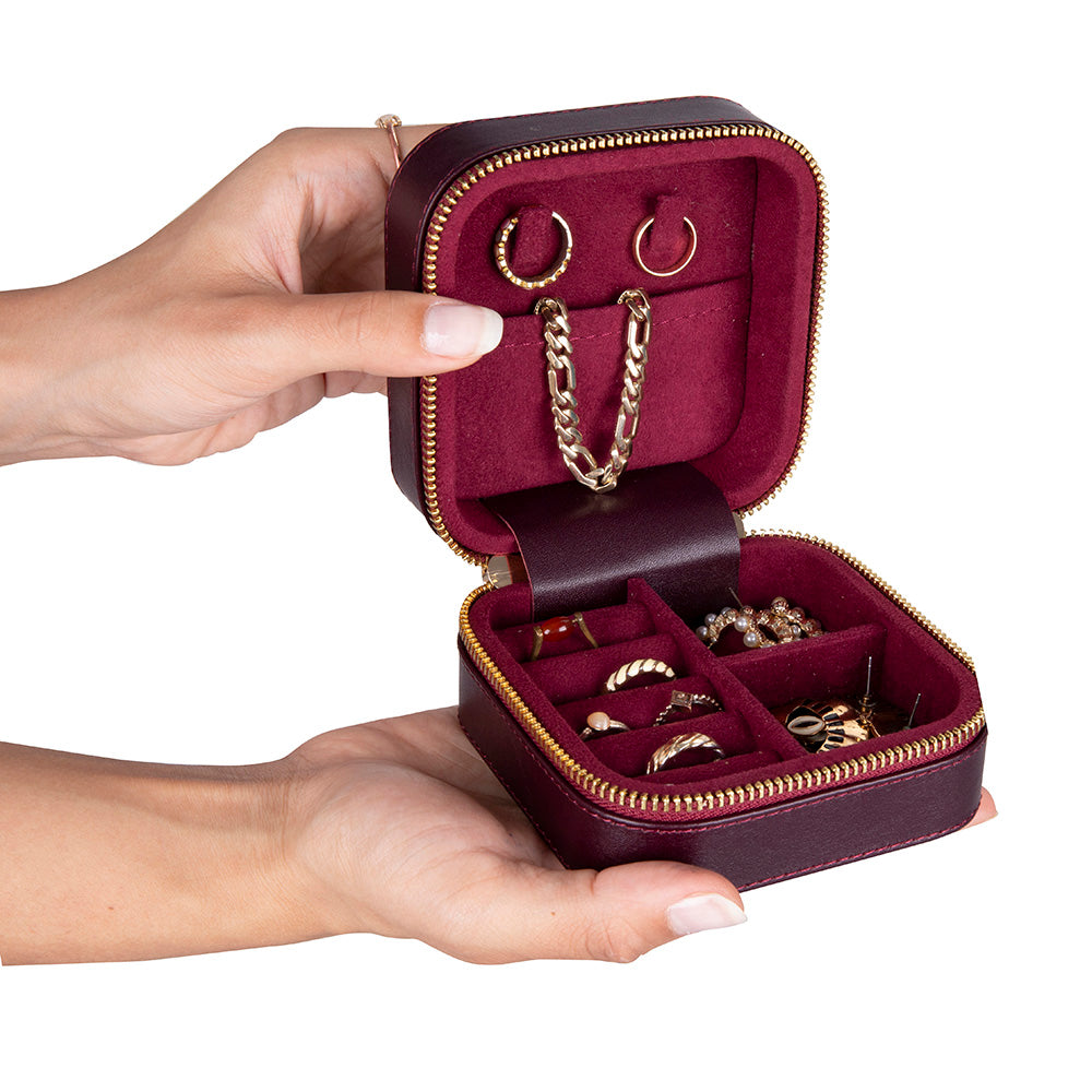 Ally Genuine Leather Jewelry Box