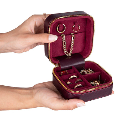 Ally Genuine Leather Jewelry Box