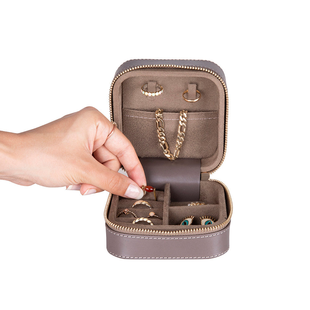 Ally Genuine Leather Jewelry Box