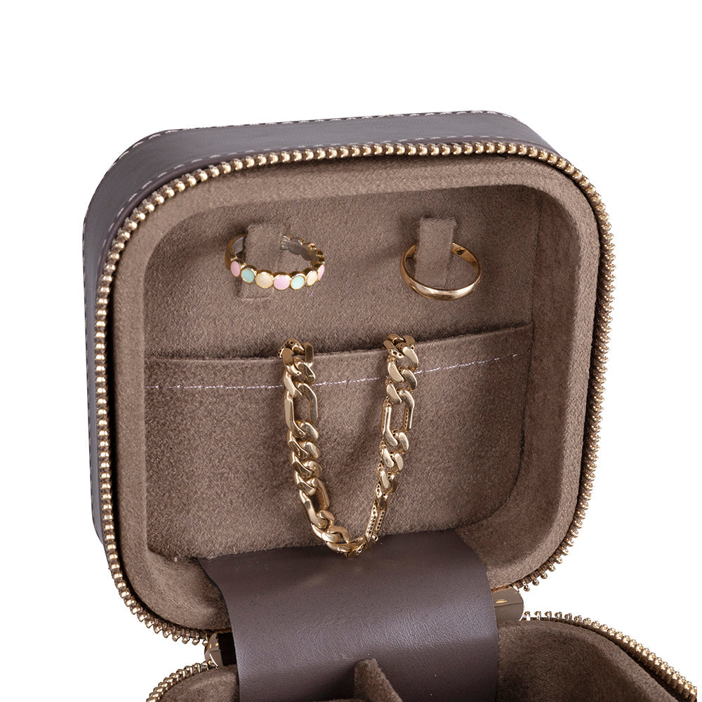 Ally Genuine Leather Jewelry Box