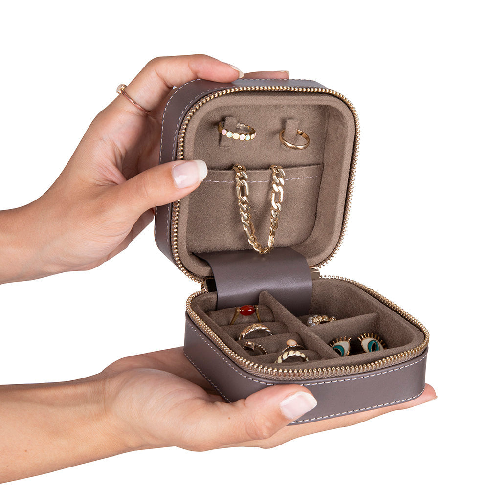 Ally Genuine Leather Jewelry Box