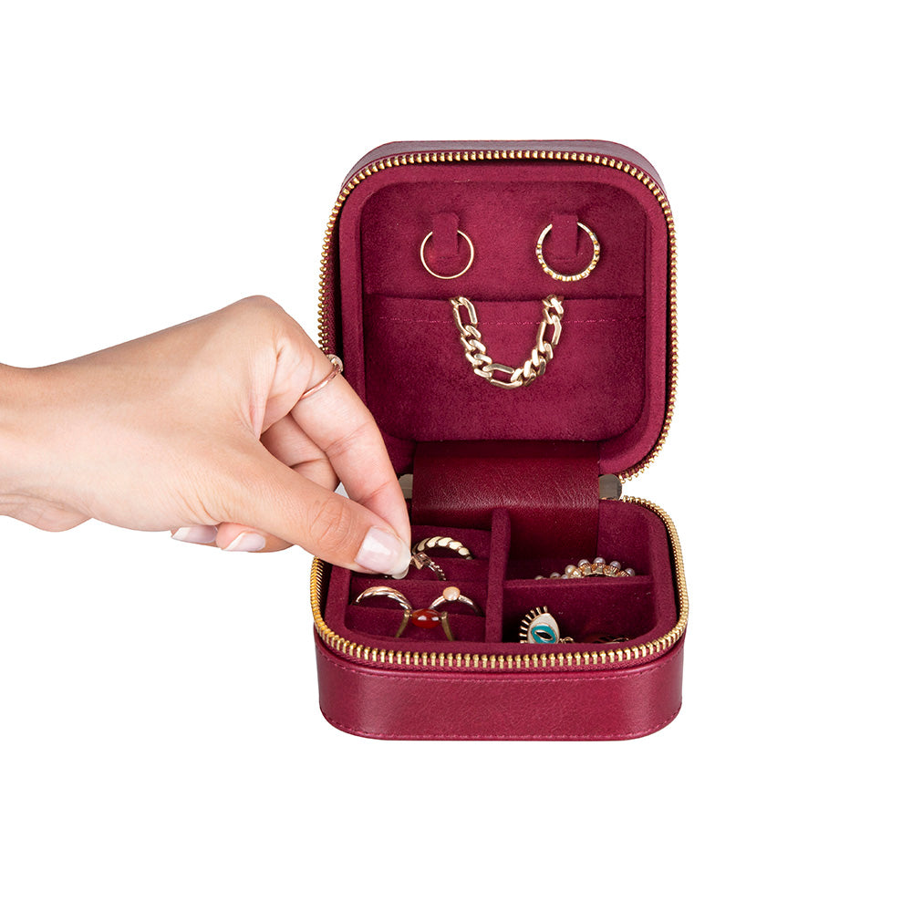 Ally Genuine Leather Jewelry Box