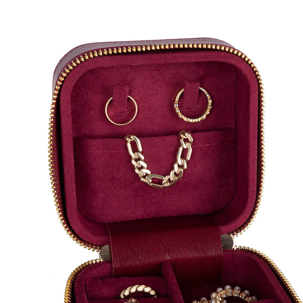Ally Genuine Leather Jewelry Box