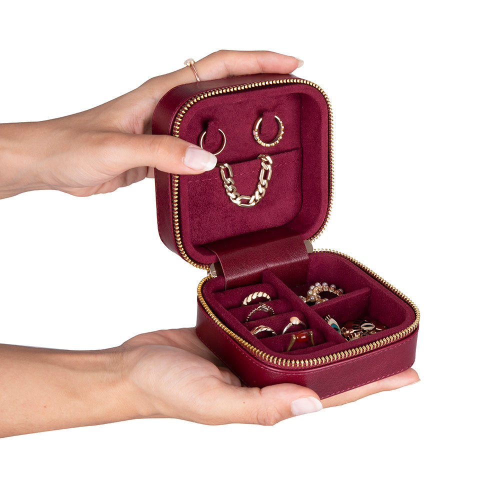 Ally Genuine Leather Jewelry Box