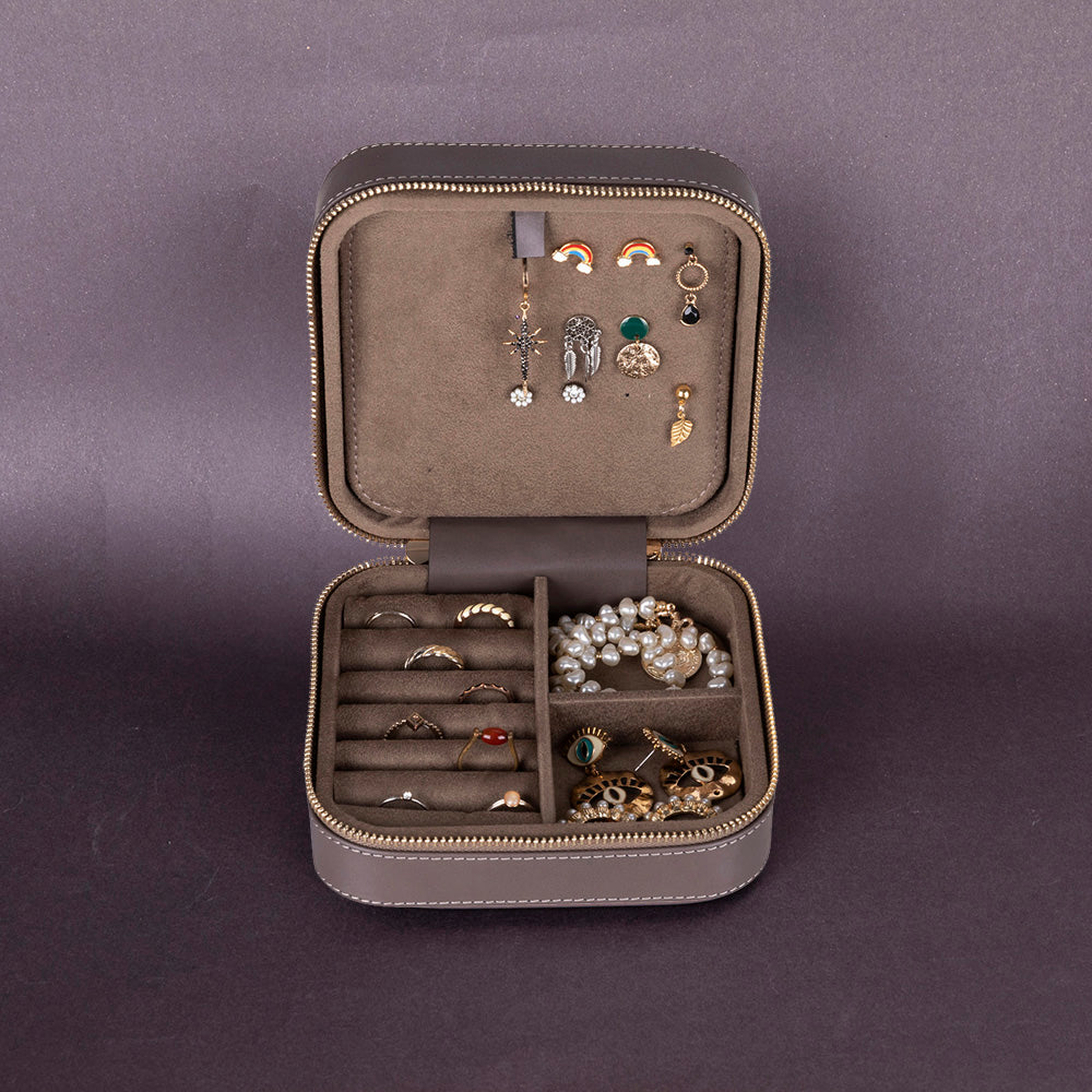 Ally Genuine Leather Jewelry Box