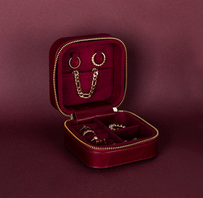 Ally Genuine Leather Jewelry Box