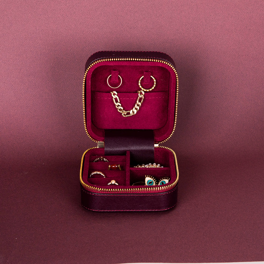 Ally Genuine Leather Jewelry Box