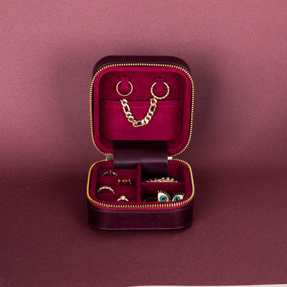 Ally Genuine Leather Jewelry Box