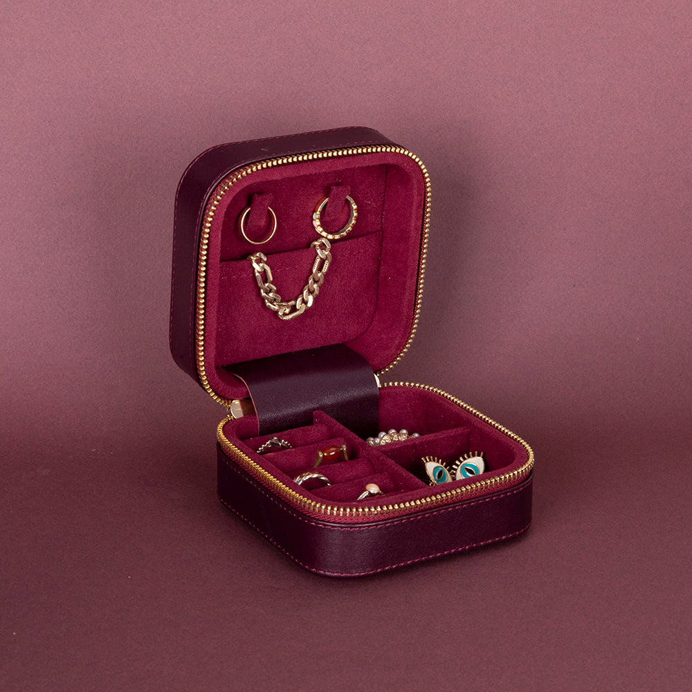 Ally Genuine Leather Jewelry Box