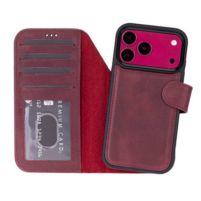Magic iPhone 18 Pro Max Leather Detachable Wallet Case
