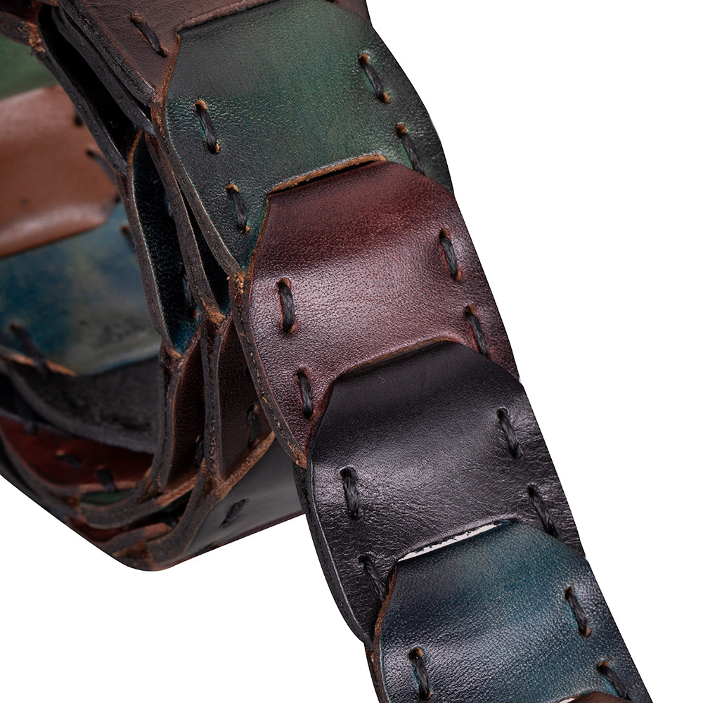 Victor Braided Leather Men's Belt