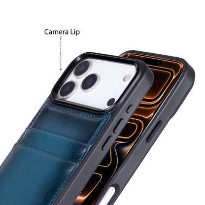 Flex Cover Leather iPhone 17 Pro Case with Card Holder