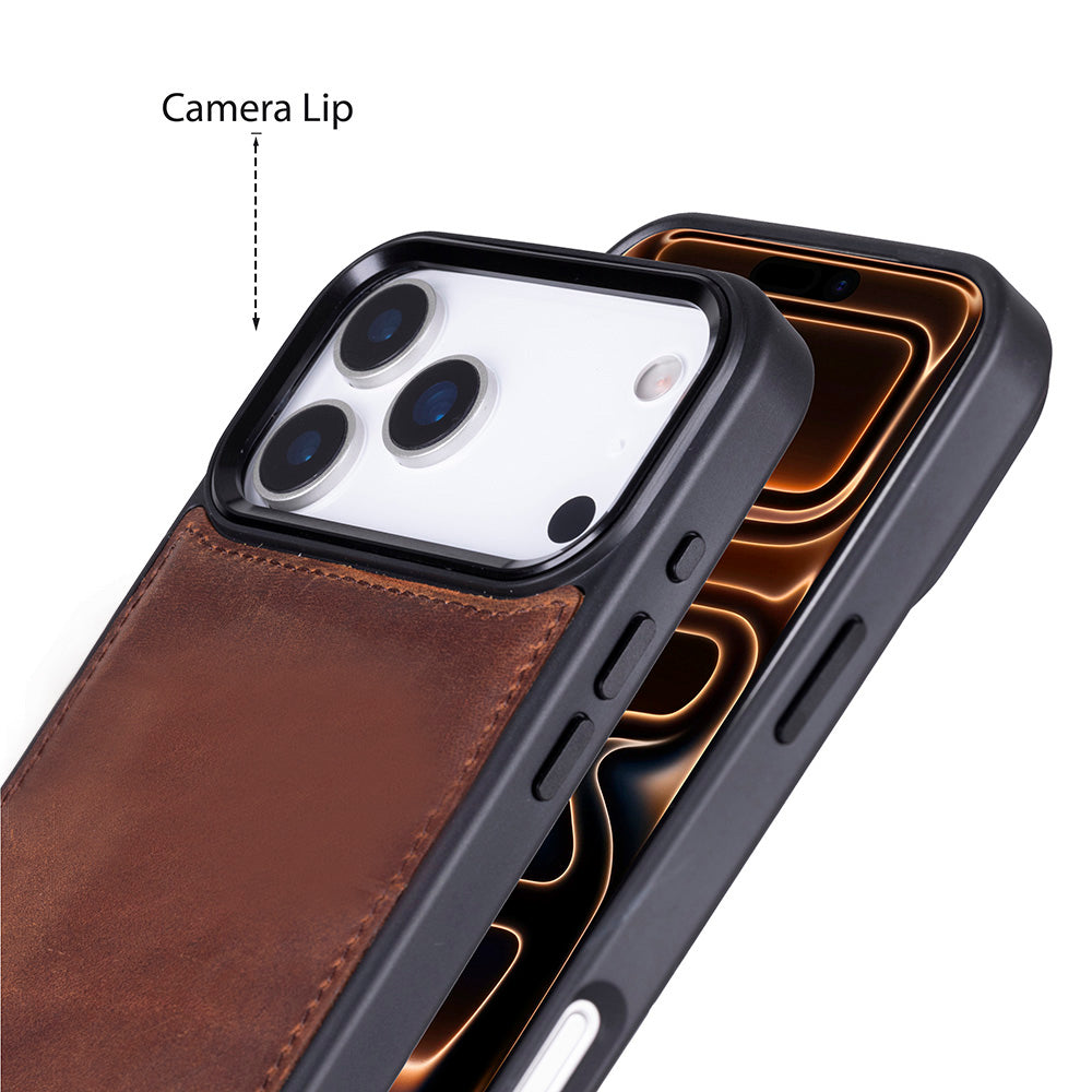 Magic iPhone 17 Pro Max Detachable Leather Wallet Case