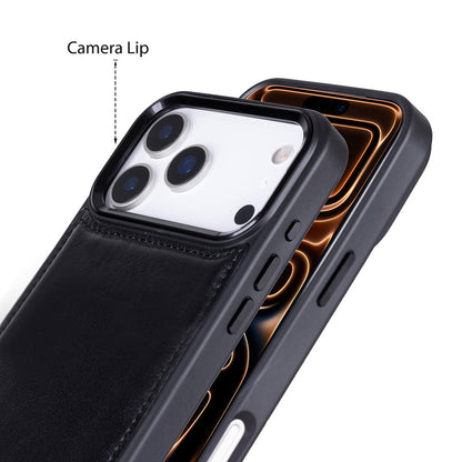 Magic iPhone 17 Pro Max Detachable Leather Wallet Case