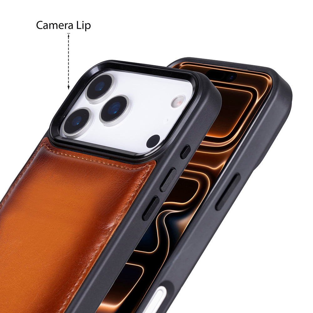 Magic iPhone 17 Pro Max Detachable Leather Wallet Case