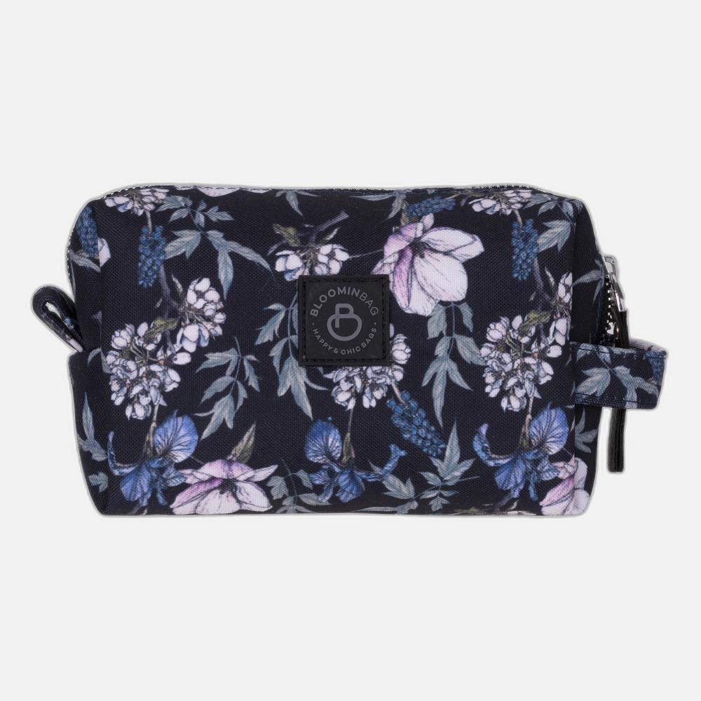 Cherries Floral Makeup Bag