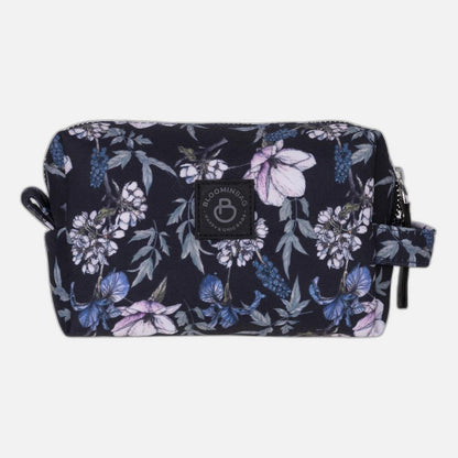 Cherries Floral Makeup Bag
