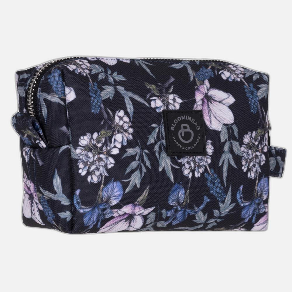 Cherries Floral Makeup Bag