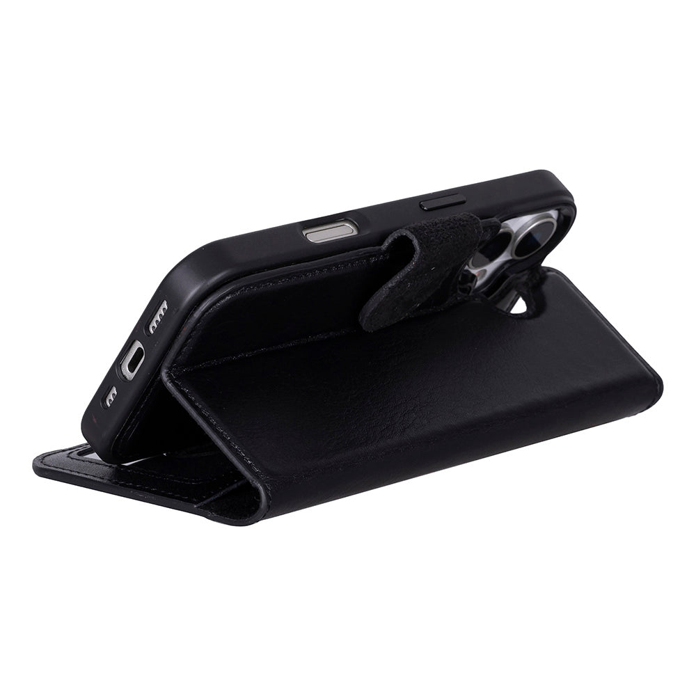 Magic iPhone 17 Detachable Leather Wallet Case