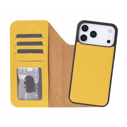 Magic iPhone 17 Pro Leather Detachable Wallet Case