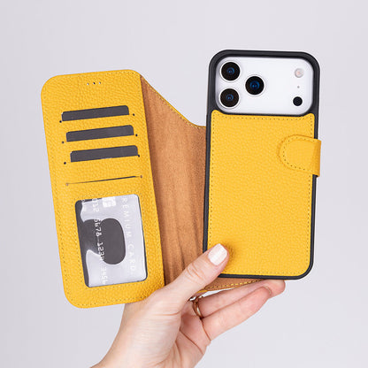 Magic iPhone 17 Pro Leather Detachable Wallet Case