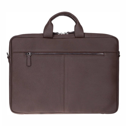 Truro Leather Business Briefcase / Laptop Case 13" with Suitcase