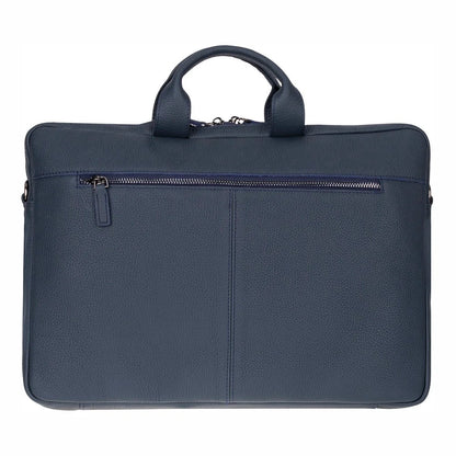 Truro Leather Business Briefcase / Laptop Case 16" with Suitcase