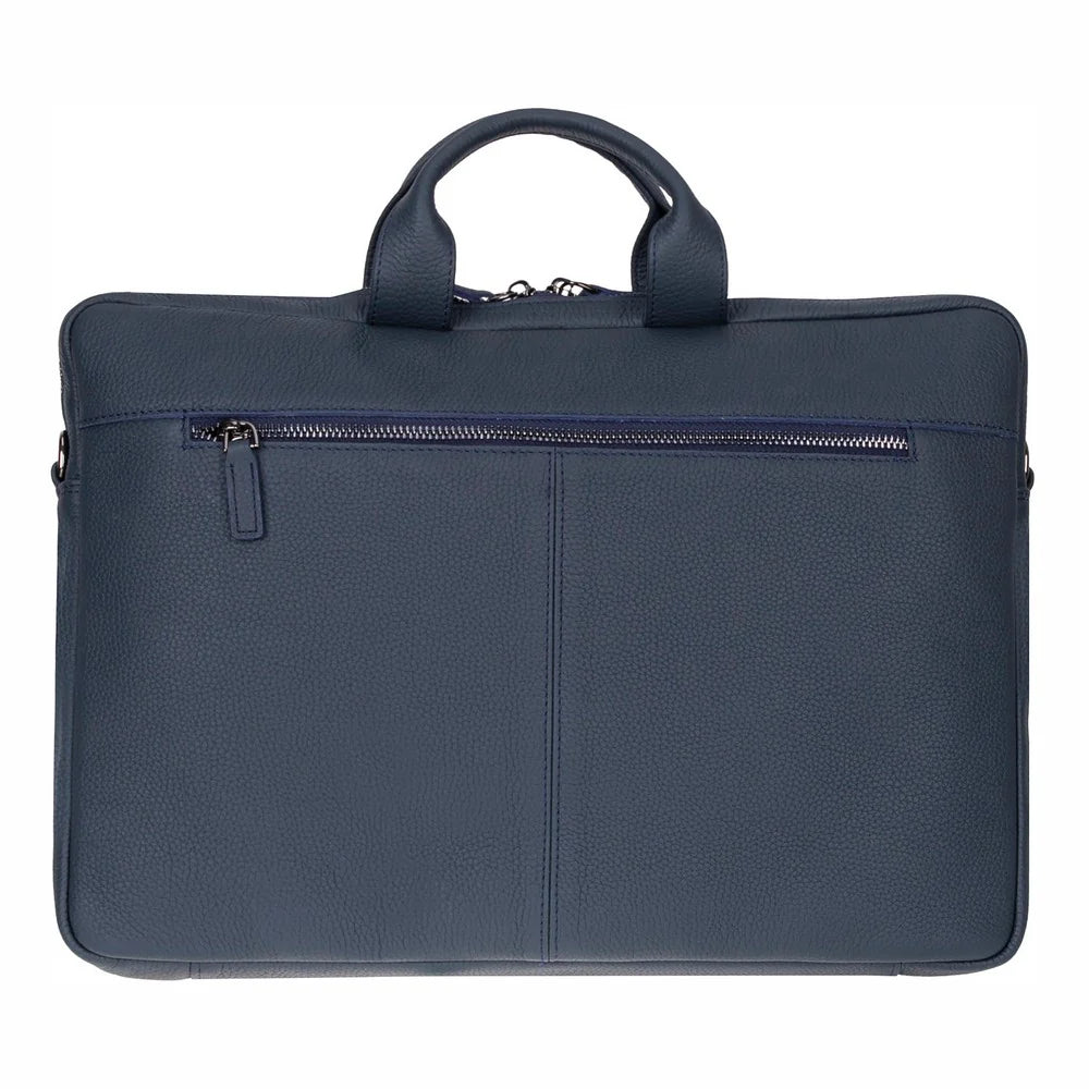 Truro Leather Business Briefcase / Laptop Case 13" with Suitcase