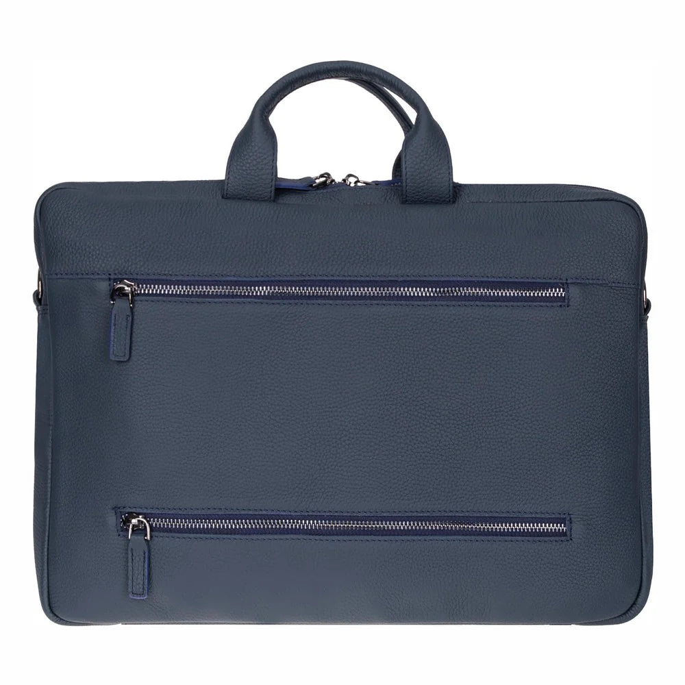 Truro Leather Business Briefcase / Laptop Case 13" with Suitcase