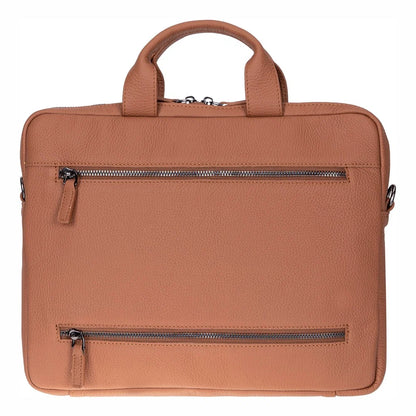 Truro Leather Business Briefcase / Laptop Case 16" with Suitcase