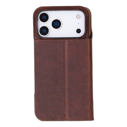 Sonat Leather iPhone 17 Pro Folio Case