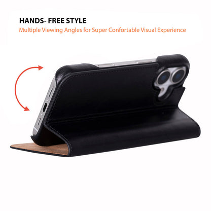 Sonat Leather iPhone 17 Folio Case