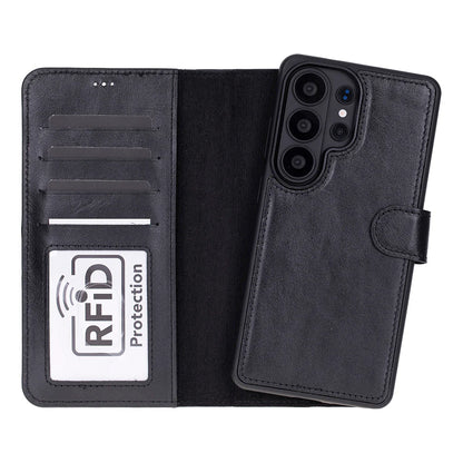 Magic Samsung Galaxy S26 Ultra Detachable Leather Wallet Case