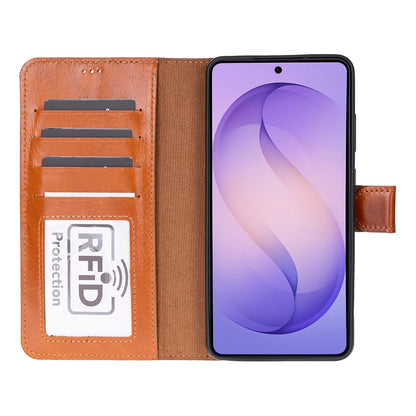 Magic Samsung Galaxy S26 Ultra Detachable Leather Wallet Case
