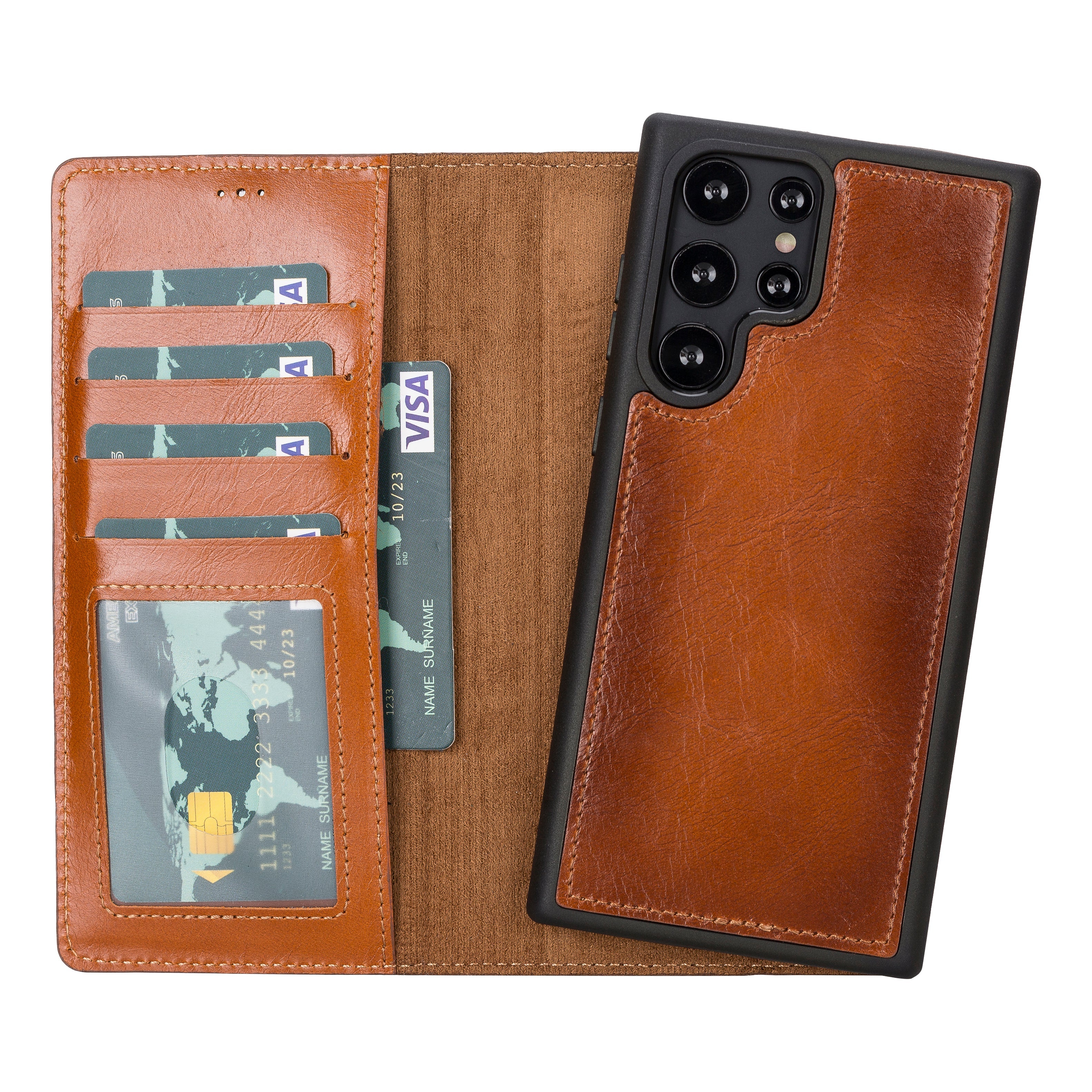 Samsung Galaxy S22 Series Leather Wallet Cases RFID - MW